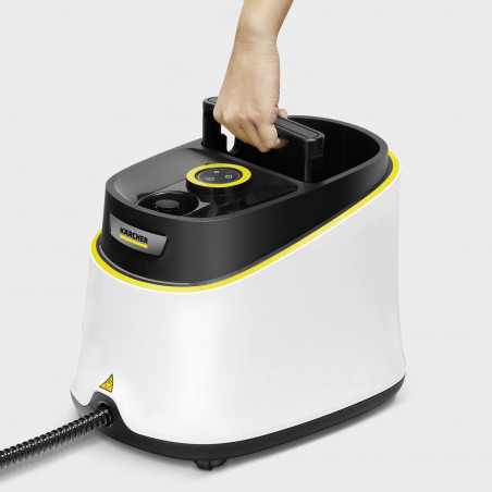 Ατμοκαθαριστής Karcher SC 3 Deluxe, 1900 W, 1 λίτρο, 3,5 bar, 75 m², Θέρμανση σε 30 δευτερόλεπτα, ενδεικτική λυχνία LED, Λευκό/Μαύρο