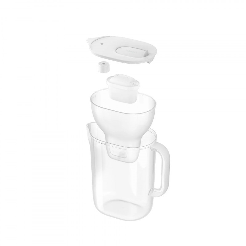 Κανάτα φιλτραρίσματος νερού Brita Style Essential XL, 2,3 λίτρα, ενδεικτική λυχνία LED, φίλτρο Maxtra Pro, λευκό