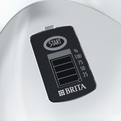 Κανάτα φιλτραρίσματος νερού Brita Marella Cool Memo, 2,4 λίτρα, ηλεκτρονική ένδειξη Memo, φίλτρο Maxtra Pro, χωρίς BPA, λευκό