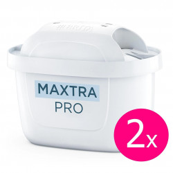 Σετ 2 φίλτρων νερού Brita Maxtra Pro, έως 150 λίτρα, λευκό