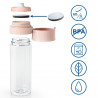 Φιάλη νερού με φίλτρο Brita Fill & Go Vital, 600 ml, φίλτρα MicroDisc, χωρίς BPA, ροζ