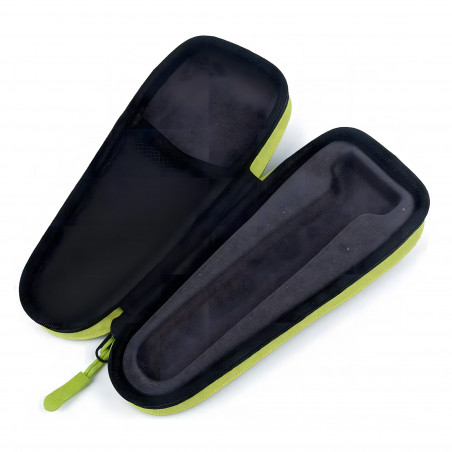 Τριμερ Philips OneBlade QP2724/23, λεπίδα 360 μοιρών, τεχνολογία OneBlade, διάρκεια λειτουργίας 45 λεπτά, μαύρο/κίτρινο