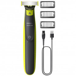 Τριμερ Philips OneBlade QP2724/23, λεπίδα 360 μοιρών, τεχνολογία OneBlade, διάρκεια λειτουργίας 45 λεπτά, μαύρο/κίτρινο