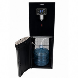 Διανομέας νερού Finlux FWD-2611TS, 520 W, 12-95 °C, Ψύξη 3 λ/ώρα, Θέρμανση 5 λ/ώρα, Με συμπιεστή, Μαύρο/ασημί