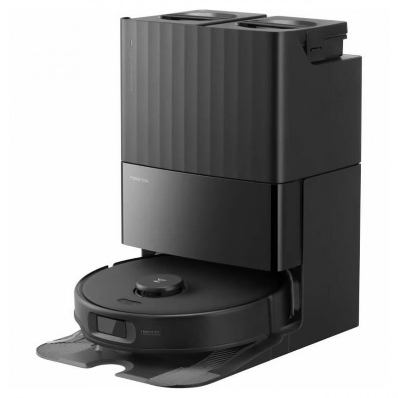 Ρομποτική σκούπα Roborock Q Revo Edge 5V1 QRES52-00, 18.500 Pa, 5.200 mAh, 66 W, χαρτογράφηση 3D LiDAR, Reactive AI, FlexiArm, σταθμός φόρτισης, αυτονομία έως 3 ώρες, μαύρο