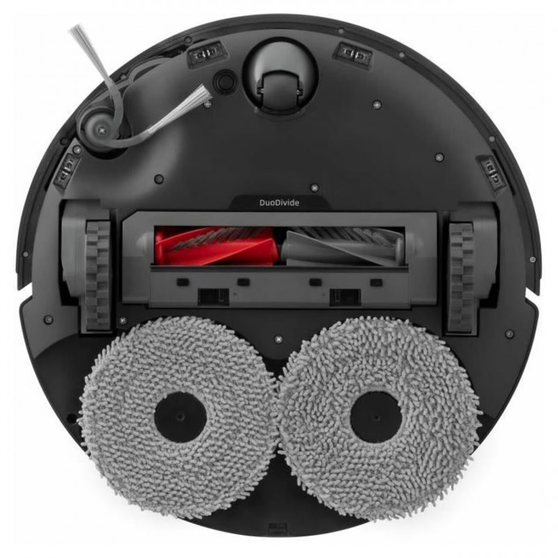 Ρομποτική σκούπα Roborock Q Revo Edge 5V1 QRES52-00, 18.500 Pa, 5.200 mAh, 66 W, χαρτογράφηση 3D LiDAR, Reactive AI, FlexiArm, σταθμός φόρτισης, αυτονομία έως 3 ώρες, μαύρο