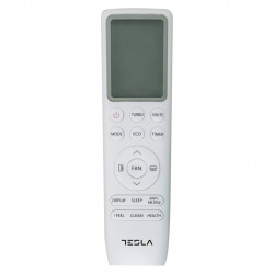 Κλιματιστικό inverter με διάχυση αρωμάτων Tesla TT35TPPB-1232IHWAM, 12000 BTU, 35 τ.μ., Α+++, 8 ταχύτητες, Wi-Fi, αλγόριθμος τεχνητής νοημοσύνης, αποστείρωση με UVC, ροή 3D, Μαύρο