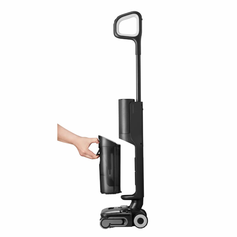 Κάθετη ηλεκτρική σκούπα Roborock F25 ACE Combo, 269 W, 25.000 Pa, 560 ml, 4 επίπεδα ισχύος, Αυτοκαθαρισμός, Αυτονομία έως 60 λεπτά, Μαύρο