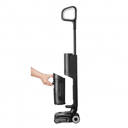Κάθετη ηλεκτρική σκούπα Roborock F25 ACE Combo, 269 W, 25.000 Pa, 560 ml, 4 επίπεδα ισχύος, Αυτοκαθαρισμός, Αυτονομία έως 60 λεπτά, Μαύρο
