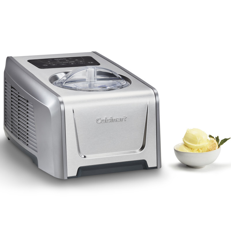 Μηχανή παγωτού Cuisinart Freeze Ease Pro ICE150E, 150 W, 1,5 λίτρα, 3 επίπεδα, 4 προγράμματα, συμπιεστής, ανοξείδωτο