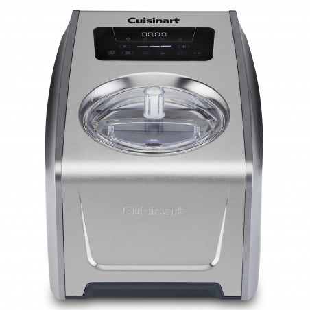 Μηχανή παγωτού Cuisinart Freeze Ease Pro ICE150E, 150 W, 1,5 λίτρα, 3 επίπεδα, 4 προγράμματα, συμπιεστής, ανοξείδωτο