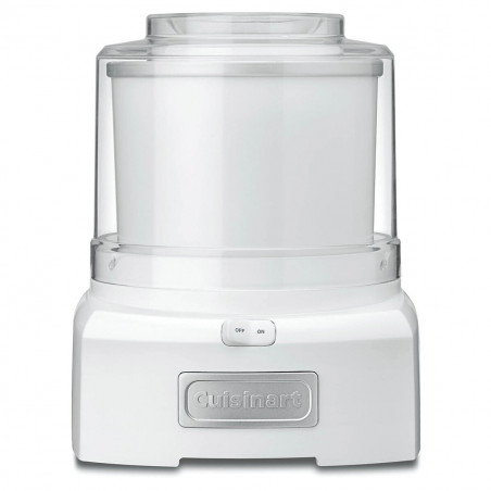 Μηχανή παγωτού Cuisinart Cool Scoops ICE21E, 35 W, 1,4 λίτρα, Έως 20 μπάλες παγωτού, Διαφανές καπάκι με εύκολο κλείσιμο, Λευκό