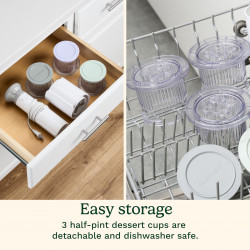 Μηχανή παγωτού Cuisinart Freeze Wand ICEFD10E, 250 W, 240 ml, 5 προγράμματα, χωρίς BPA, αθόρυβη λειτουργία, λευκό