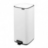 Κάδος απορριμμάτων Brabantia Bo Pedal 1010120, 30 λίτρα, Απαλό κλείσιμο, Αντιολισθητική βάση, Λευκό
