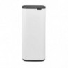 Κάδος απορριμμάτων Brabantia Bo Touch 1010121, 30 λίτρα, Ομαλό και αθόρυβο άνοιγμα, Μεγάλο άνοιγμα, Λευκό