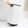Κάδος απορριμμάτων Brabantia Bo Touch 1010121, 30 λίτρα, Ομαλό και αθόρυβο άνοιγμα, Μεγάλο άνοιγμα, Λευκό