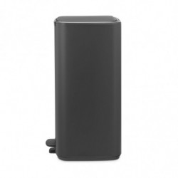 Κάδος απορριμμάτων Brabantia Bo Pedal 1010134, 30 λίτρα, Απαλό κλείσιμο, Αντιολισθητική βάση, Ορυκτή επίστρωση, Σκούρο γκρι