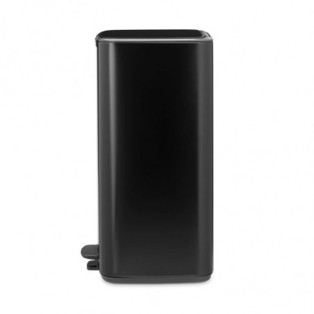 Κάδος απορριμμάτων Brabantia Bo Pedal 1010139, 30 λίτρα, Απαλό κλείσιμο, Αντιολισθητική βάση, Μαύρος