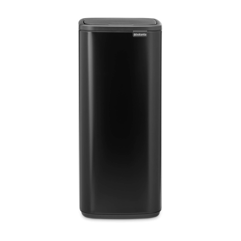 Κάδος απορριμμάτων Brabantia Bo Touch 1010140, 30 λίτρα, Ομαλό και αθόρυβο άνοιγμα, Μεγάλο άνοιγμα, Μαύρος