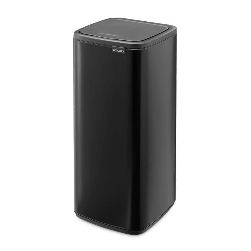 Κάδος απορριμμάτων Brabantia Bo Touch 1010140, 30 λίτρα, Ομαλό και αθόρυβο άνοιγμα, Μεγάλο άνοιγμα, Μαύρος