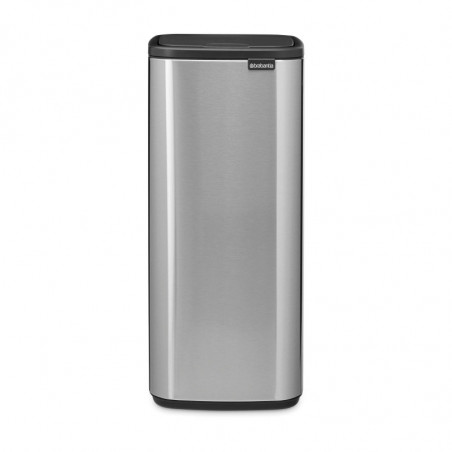 Κάδος απορριμμάτων Brabantia Bo Touch 1010145, 30 λίτρα, Ομαλό και αθόρυβο άνοιγμα, Μεγάλο άνοιγμα, Ανθεκτικό στα δακτυλικά αποτυπώματα, Ανοξείδωτο/Ματ