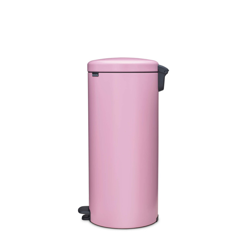 Κάδος απορριμμάτων με πεντάλ Brabantia NewIcon 1010443, 30 λίτρα, Απαλό κλείσιμο, Αντιολισθητική βάση, Ροζ