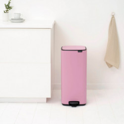 Κάδος απορριμμάτων Brabantia Bo Pedal 1010447, 30 λίτρα, Απαλό κλείσιμο, Αντιολισθητική βάση, Ροζ