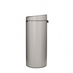 Κάδος απορριμμάτων Brabantia Touch Bin New 1010459, 30 λίτρα, Αθόρυβο και ομαλό κλείσιμο, Ανοιχτό γκρι