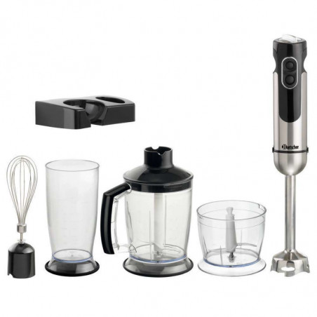 Μπλέντερ 4 σε 1 Bartscher 130206, 700 W, 5 ταχύτητες, 1250/800/500 ml, Μαύρο