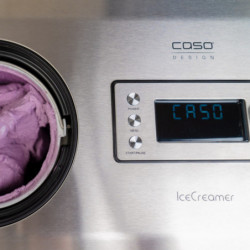 Μηχανή για παγωτό και γιαούρτι Caso IceCreamer 3298, 180 W, 2 λίτρα, 4 προγράμματα, LED, χωρίς προψύξη, συμπιεστής, ανοξείδωτο