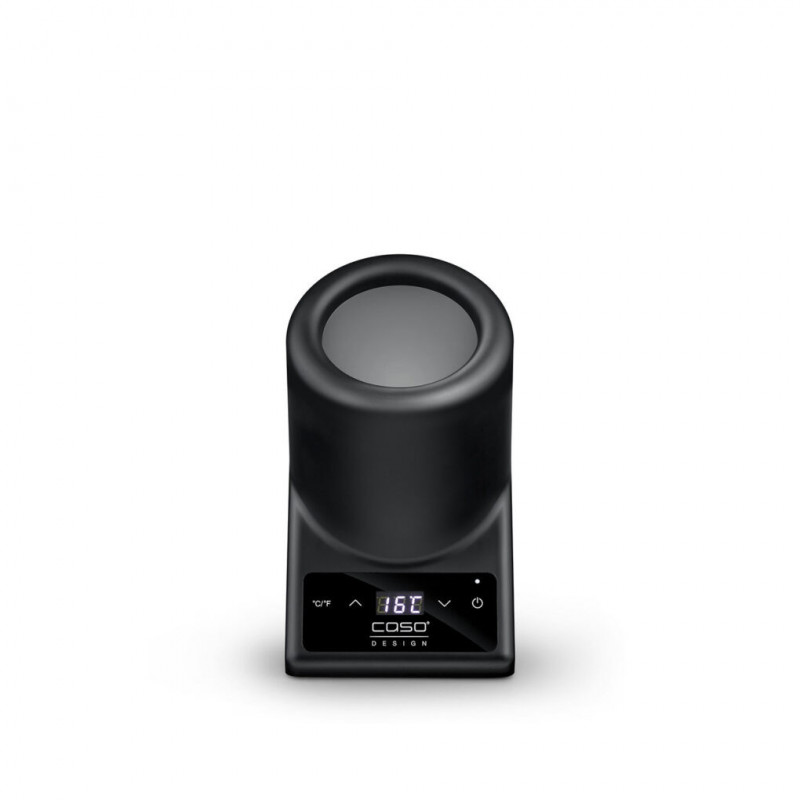 Επιτραπέζιος ψύκτης κρασιού Caso VinoCase Black, 72 W, 5-18 °C, Για φιάλες διαμέτρου 9 cm, Έλεγχος μέσω οθόνης αφής, Αθόρυβος, LED, Μαύρο ματ