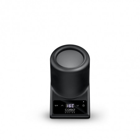 Επιτραπέζιος ψύκτης κρασιού Caso VinoCase Black, 72 W, 5-18 °C, Για φιάλες διαμέτρου 9 cm, Έλεγχος μέσω οθόνης αφής, Αθόρυβος, LED, Μαύρο ματ