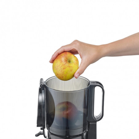 Αργή αποχυμωτική μηχανή Caso Juice Fit Pro, 250 W, 1 λίτρο, 40 στροφές/λεπτό, Safety Stop, Αθόρυβη λειτουργία, Μαύρο ματ