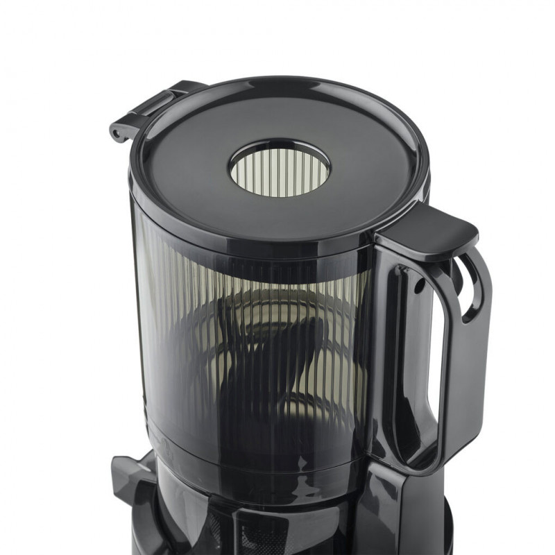 Αργή αποχυμωτική μηχανή Caso Juice Fit Pro, 250 W, 1 λίτρο, 40 στροφές/λεπτό, Safety Stop, Αθόρυβη λειτουργία, Μαύρο ματ