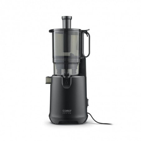 Αργή αποχυμωτική μηχανή Caso Juice Fit Pro, 250 W, 1 λίτρο, 40 στροφές/λεπτό, Safety Stop, Αθόρυβη λειτουργία, Μαύρο ματ
