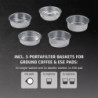 Μηχανή εσπρέσο Caso Gourmet Latte, 1350 W, 20 bar, 1,3 λίτρα, ULKA, 6 προγράμματα, Προ-εξάτμιση, Φίλτρο, ESE, Ανοξείδωτο