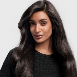 Σίδερο μαλλιών Dyson 257389-01 HS08 Airwrap i.d.™ T1/T2 CeApc/Tz Straight + Wavy, 1300 W, 13,5 l/s, Αυτόματη δημιουργία μπούκλων, Ιονισμός, 3 ταχύτητες, 3 θερμοκρασίες, Bluetooth, Κεραμική επίστρωση από κεσσί/τοπάζι