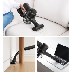 Κάθετη ηλεκτρική σκούπα Dreame R10 Pro VTV41B, 150 AW, 3 λειτουργίες, 0,6 λίτρα, 65 λεπτά, HEPA, ενδείξεις LED, Μαύρο