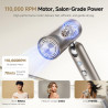 Στεγνωτήρας μαλλιών Dreame Pocket AHD51-TG Pro, 1300 W, 110.000 σ.α.λ., 70 m/s, 2 ταχύτητες, 5 θερμοκρασίες, NTC, Coanda, πτυσσόμενος, τιτανίου-χρυσού χρώματος