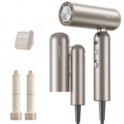 Στεγνωτήρας μαλλιών Dreame Pocket AHD51-TG Pro, 1300 W, 110.000 σ.α.λ., 70 m/s, 2 ταχύτητες, 5 θερμοκρασίες, NTC, Coanda, πτυσσόμενος, τιτανίου-χρυσού χρώματος