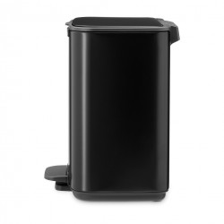 Κάδος απορριμμάτων Brabantia Bo Pedal 1010136, 4 λίτρα, Απαλό κλείσιμο, Αντιολισθητική βάση, Μαύρος