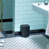 Κάδος απορριμμάτων Brabantia Bo Pedal 1010131, 4 λίτρα, Απαλό κλείσιμο, Αντιολισθητική βάση, Ορυκτή επίστρωση, Σκούρο γκρι