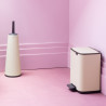 Κάδος απορριμμάτων Brabantia Bo Pedal 1010122, 4 λίτρα, Απαλό κλείσιμο, Αντιολισθητική βάση, Μπεζ