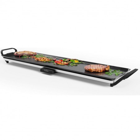 Σκάρες τεπανιάκι Swiss Haus SH-TP90, 2000 W, 90 × 23 εκ., κεραμική επίστρωση, αφαιρούμενα μέρη, ρύθμιση θερμοκρασίας, μαύρο
