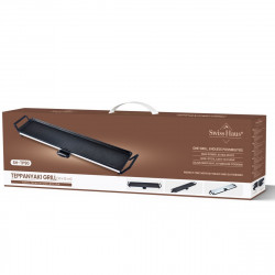 Σκάρες τεπανιάκι Swiss Haus SH-TP90, 2000 W, 90 × 23 εκ., κεραμική επίστρωση, αφαιρούμενα μέρη, ρύθμιση θερμοκρασίας, μαύρο