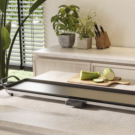 Σκάρες τεπανιάκι Swiss Haus SH-TP90, 2000 W, 90 × 23 εκ., κεραμική επίστρωση, αφαιρούμενα μέρη, ρύθμιση θερμοκρασίας, μαύρο