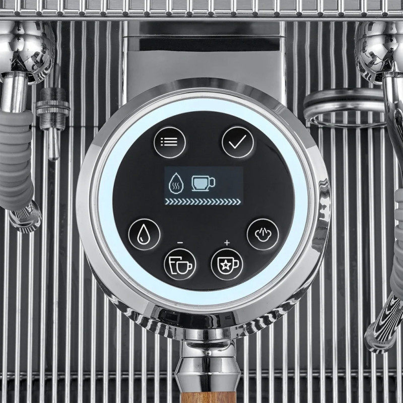 Μηχανή εσπρέσο Caso Design EspressoGourmet Advanced, 3000 W, 19 bar, 2 λίτρα, ULKA, PID, μανόμετρο, ημιεπαγγελματική, από ανοξείδωτο ατσάλι