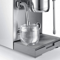 Μηχανή εσπρέσο Caso Design EspressoGourmet Advanced, 3000 W, 19 bar, 2 λίτρα, ULKA, PID, μανόμετρο, ημιεπαγγελματική, από ανοξείδωτο ατσάλι