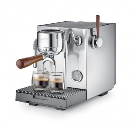 Μηχανή εσπρέσο Caso Design EspressoGourmet Advanced, 3000 W, 19 bar, 2 λίτρα, ULKA, PID, μανόμετρο, ημιεπαγγελματική, από ανοξείδωτο ατσάλι