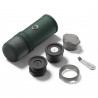 Φορητή μηχανή εσπρέσο Outin Mino CG, 22 bar, 9000 mAh, 70 ml, Εκχύλιση στους 93,3 °C, Αλεσμένος καφές + κάψουλες Nespresso, USB-C, Πράσινο
